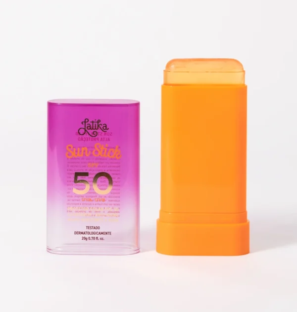 LATIKA - Protetor Solar em Bastão Sun Stick FPS 50 20g